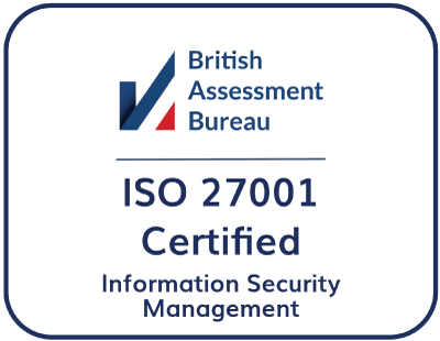 ISO 27001 Certified – British Assessment Bureau